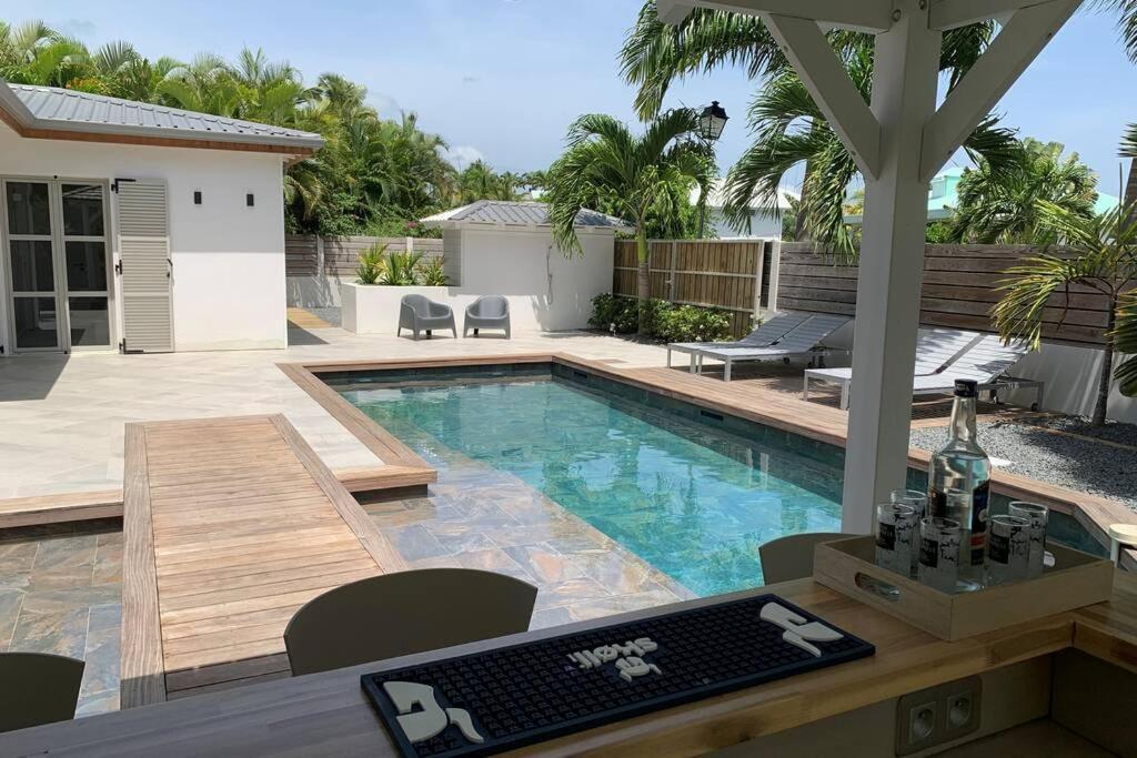 Villa Manzana : Neuve 4Ch 4Sdb 2 Piscines - Luxe Saint-Francois  Exterior photo