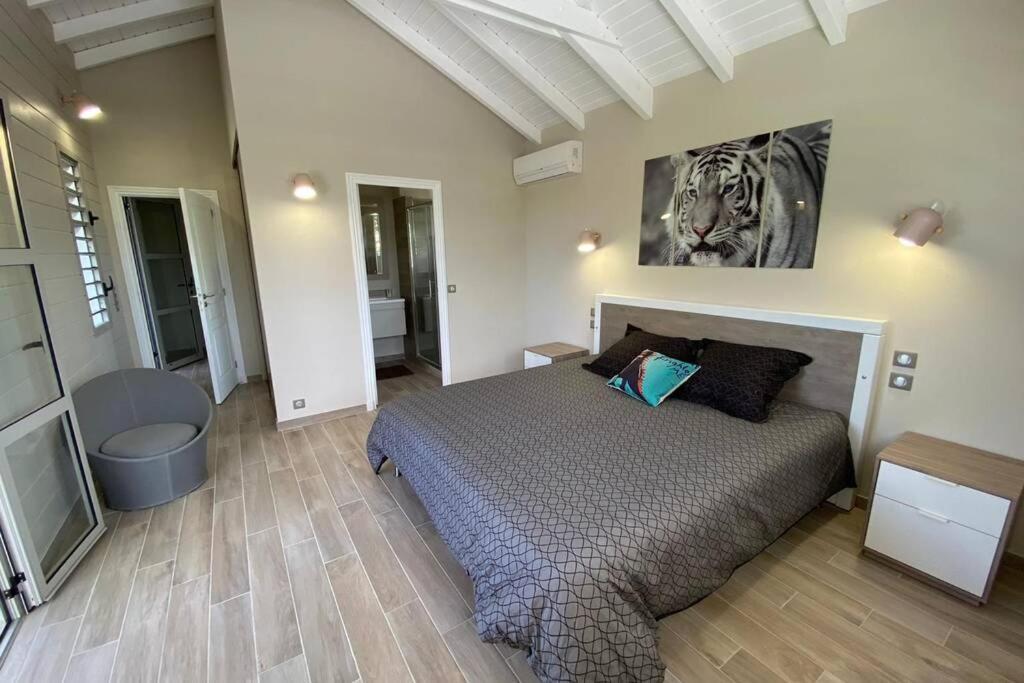 Villa Manzana : Neuve 4Ch 4Sdb 2 Piscines - Luxe Saint-Francois  Exterior photo