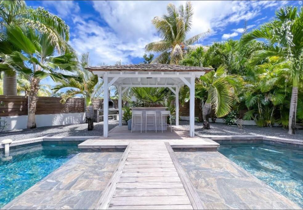 Villa Manzana : Neuve 4Ch 4Sdb 2 Piscines - Luxe Saint-Francois  Exterior photo