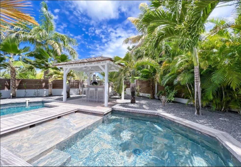 Villa Manzana : Neuve 4Ch 4Sdb 2 Piscines - Luxe Saint-Francois  Exterior photo